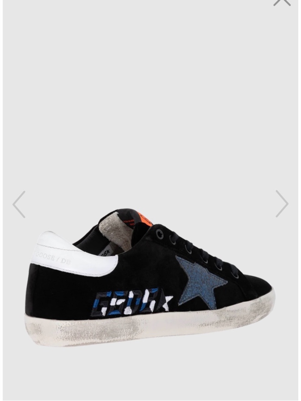 Golden Goose Superstar Black Suede Sneakers - Picture 3 of 10